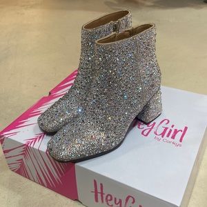 Corkys Clear Rhinestone LIT Boots - wore once for my rehearsal dinner